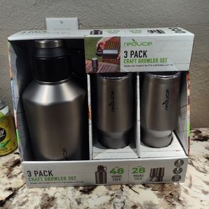 Reduce 3 pack craft growler set